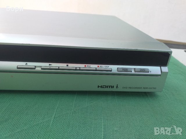 SONY DVD Recorder 160GB HDD SONY RDR-HX750, снимка 4 - Плейъри, домашно кино, прожектори - 33645228