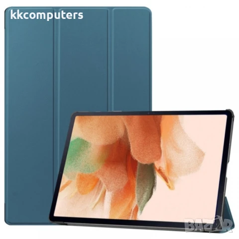 Samsung Galaxy Tab S7 Lite T730 / T735 / Tab S7 FE T736 Кожен Калъф и Протектор, снимка 4 - Калъфи, кейсове - 51188314