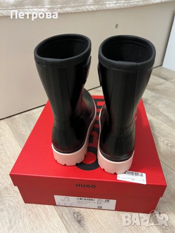 Гумени ботуши HUGO, снимка 3 - Дамски боти - 39528669
