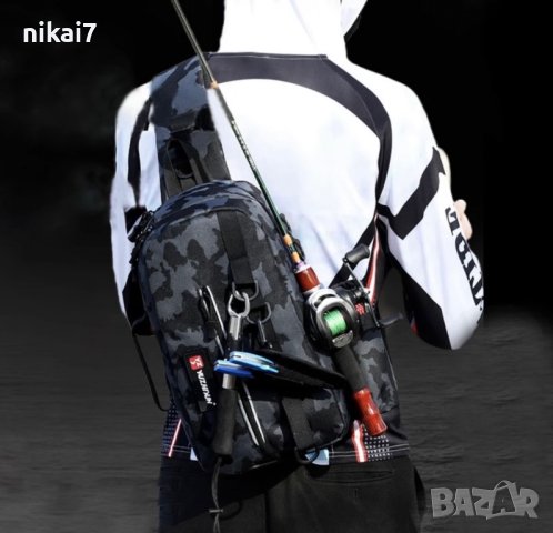 чанта за спинингов риболов Daiwa+риболовни принадлежности+джоб въдица, снимка 2 - Чанти - 42944302