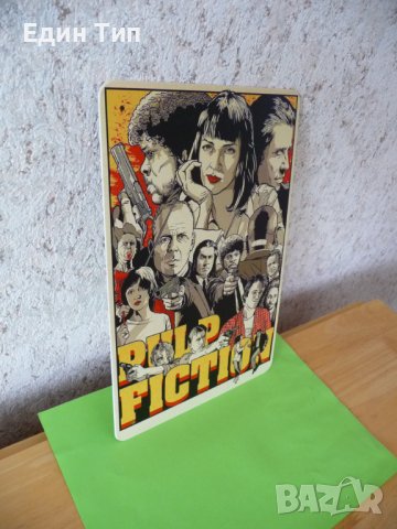 Метална Табела Криминале Брус Уилис Траволта Тарантино филм, снимка 2 - Други ценни предмети - 37376459