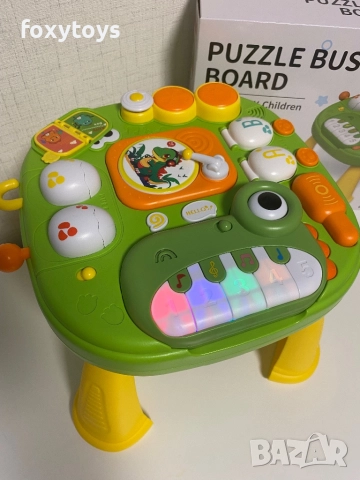 Интерактивна музикална масичка „Динозавър с пиано“, снимка 3 - Образователни игри - 52774397