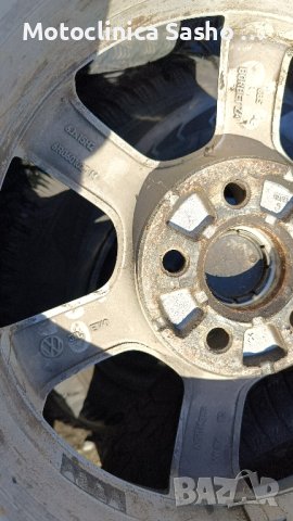 Алуминиеви джанти BORBET 5x100 15,"6Jx15 с зимни гуми, снимка 6 - Гуми и джанти - 43015691