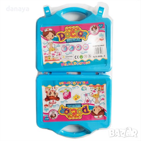 3841 Детски докторски комплект в куфарче, снимка 3 - Образователни игри - 41448519