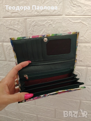 Дамско портмоне Enzo Nori , снимка 9 - Портфейли, портмонета - 51465359