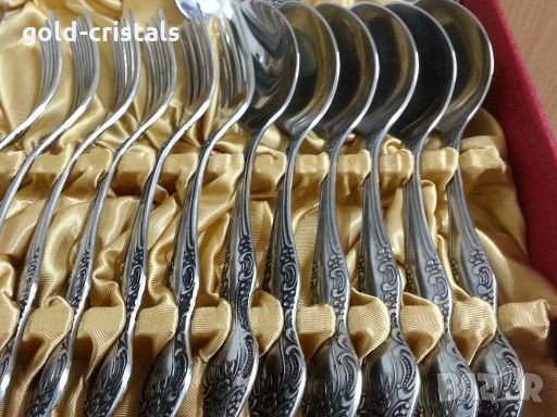 Антикварен руски сервиз прибори за хранене, снимка 6 - Антикварни и старинни предмети - 28560592