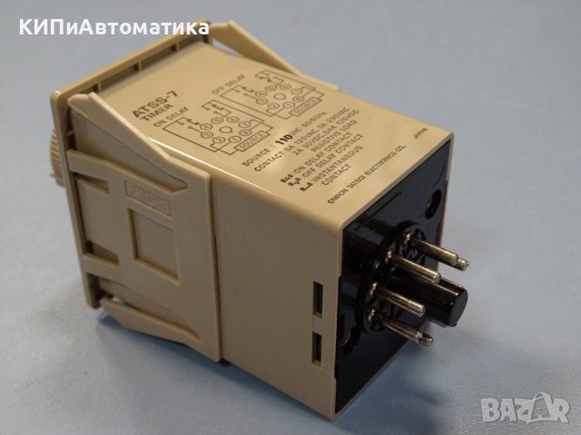 реле време Omron ATSS-7 OFF 150s 110VAC relay pneumatic timer , снимка 4 - Резервни части за машини - 37672172