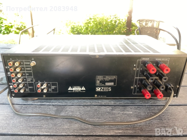 Усилвател Sony F220, снимка 6 - Ресийвъри, усилватели, смесителни пултове - 51707466