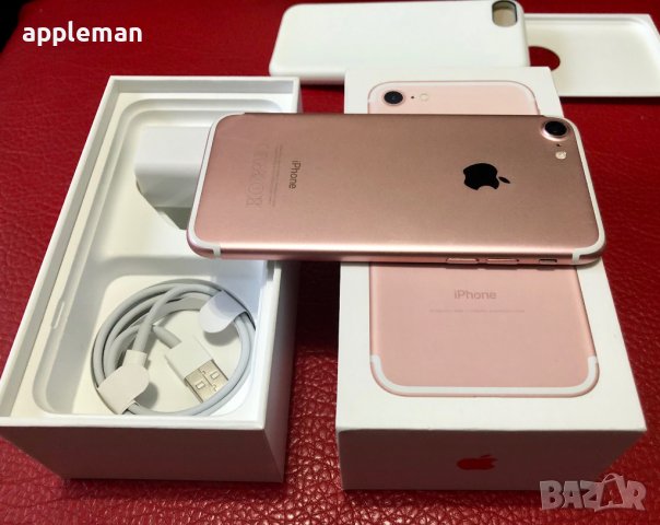 Apple iPhone 7 32Gb Rose Gold Фабрично отключен , снимка 6 - Apple iPhone - 38916324