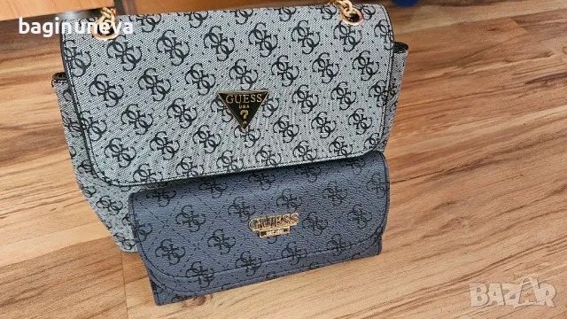 Ново дамско сиво портмоне