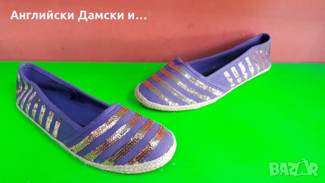 Английски дамски еспадрили, снимка 1