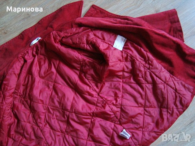 Чудесно червено палтенце 7-9год., снимка 6 - Детски якета и елеци - 27508816