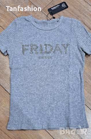 Дамска нежна блуза къс ръкав, снимка 5 - Тениски - 43170859