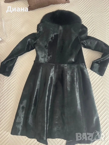 Палто с косъм