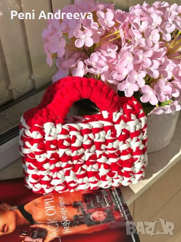 Плетени малки чанти, снимка 12 - Чанти - 49182766