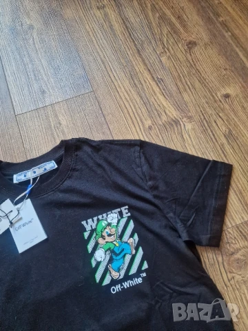 Страхотна мъжка тениска OFF WHITE & MARIO размер S M L XL , снимка 11 - Тениски - 50792263