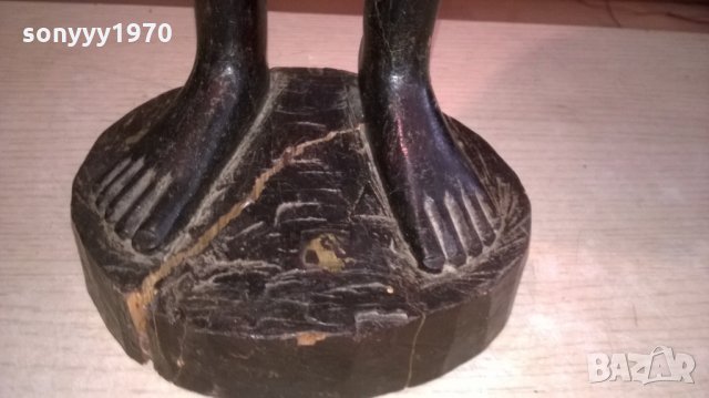 афро дама-дървена фигура-5кг-92см-внос швеицария, снимка 5 - Колекции - 26373046