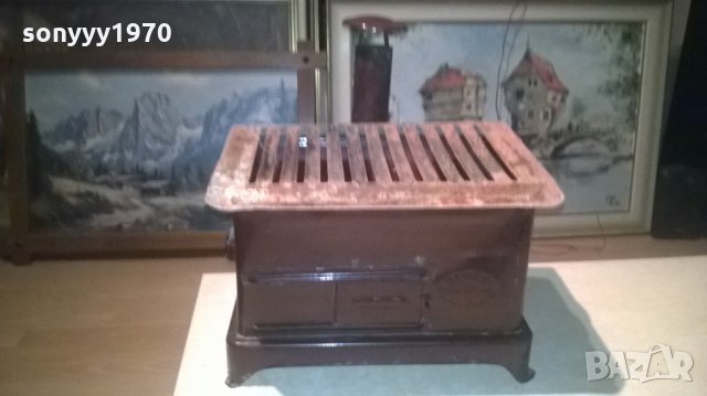 ЕМАИЛИРАНО БАРБЕКЮ-41Х40Х37СМ, снимка 3 - Печки, фурни - 27168229