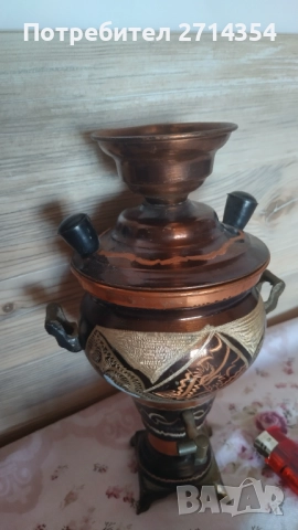 Автентичен  самовар сувенир, снимка 5 - Антикварни и старинни предмети - 52104902