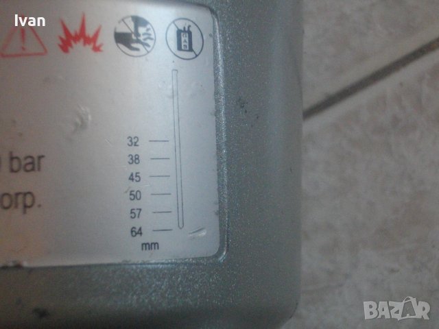 32мм-64мм-Голям Индустриален Пневматичен Такер-За Пирони 34 Градуса-Размер от 32 мм До 64мм-Като Нов, снимка 10 - Други инструменти - 38279661