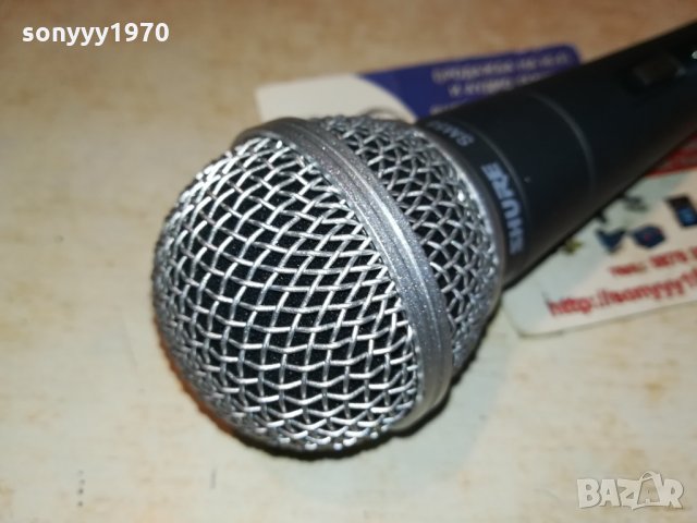 SHURE SM58 MIC-GERMANY 0112211726, снимка 7 - Микрофони - 34995121