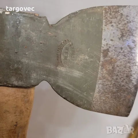 уникална немска военна брадва ошенкопф, снимка 2 - Антикварни и старинни предмети - 48842791