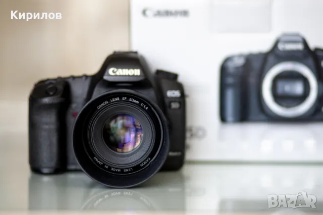 CANON EOS 5D MARK II FULL FRAME с обектив Canon EF 50mm f 1.4 USM ТОП, снимка 7 - Фотоапарати - 47867882