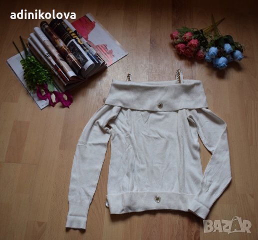 Уникална блуза, снимка 1 - Блузи с дълъг ръкав и пуловери - 23884873