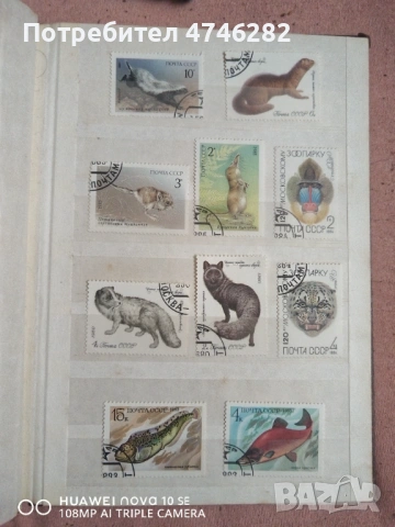 Пощенски марки – класьор СССР и Куба, снимка 10 - Колекции - 53592056