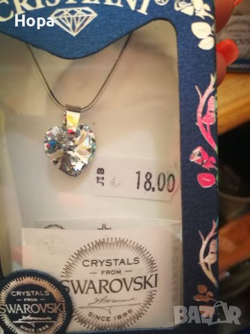 Колие Сваровски /Swarovski, снимка 5 - Колиета, медальони, синджири - 37193831