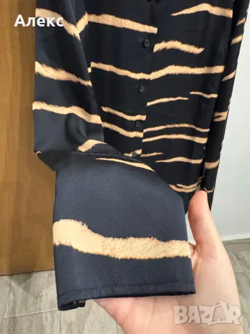 Сатенена риза H&M, снимка 4 - Ризи - 49482783