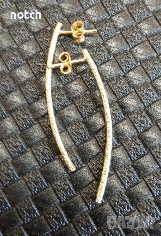 Златни обеци, снимка 4 - Обеци - 37411997