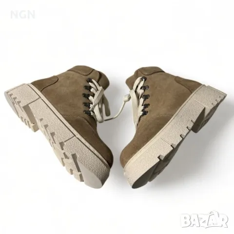 Уникални тренди боти от естествен велур., снимка 7 - Дамски боти - 47751076