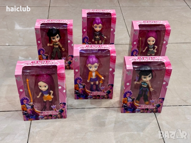 K pop demon hunters фигурки/Кей поп ловци на демони фигури, снимка 3 - Кукли - 52517306