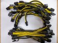 6 или 8 пина към 8 (6+2) пина или 2х 8 (6+2) pin PCI Express захранващ кабел, снимка 7