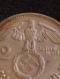 Сребърна монета 2 райхсмарки 1937г. Нацистка Германия Трети Райх с СХВАСТИКА за КОЛЕКЦИЯ 42049, снимка 8