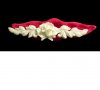 Огромен борд роза с листа бордюр ивица декор силиконов молд форма фондан гипс шоколад декор, снимка 3