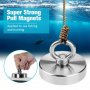 Магнити с ХАЛКА За магнет фишинг, Magnet fishing, магнитен риболов, снимка 15