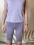 KIMJALY Women's Dynamic Yoga Shorts - Purple, снимка 3