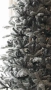 Заснежена изкуствена елха с метална стойка, снимка 16