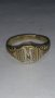 Старинен пръстен над стогодишен орнаментиран сачан - 66991, снимка 2