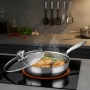 Тиган с капак Goldmann Fusionhex Pro, Дълбок, Незалепващо Покритие, Неръждаема стомана, снимка 5