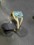 Златен пръстен с камък, снимка 3