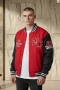 Мъжко Луксозно Бомбер Яке в червен цвят , снимка 8