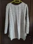 Светло сива дълга туника плетиво, снимка 2