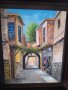 Картина масло на платно: „Дамаск“, арабски художник, 2017 Луксозна дълбока дървена рамка, снимка 2