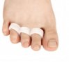 чифт силиконови шини фиксатор ортеза ортези за 3 средни пръста за изправяне криви пръсти болки , снимка 2