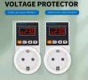 3000W16A Защитно Реле за Защита от Пренапрежение с Програмируем Дисплей и Автоматично Възстановяване, снимка 3