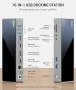 USB 3.0 докинг станция, IVIIN универсална докинг станция с 4K HDMI и 5K DisplayPort, снимка 5