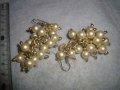 РЕТРО ВИНТИДЖ АР НУВО СТИЛ ПЕРЛЕНИ ПОЗЛАТЕНИ ОБЕЦИ 27685, снимка 5
